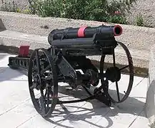Canon de 65 mm Schneider-Ducrest (Beyt ha-Totchan Museum, Zikhron Yaakov).