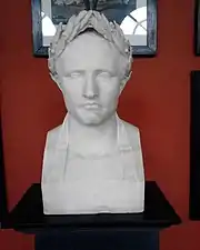 Buste de Napoléon Ier exposé à la Villa Melzi du Bellagio, Italie.