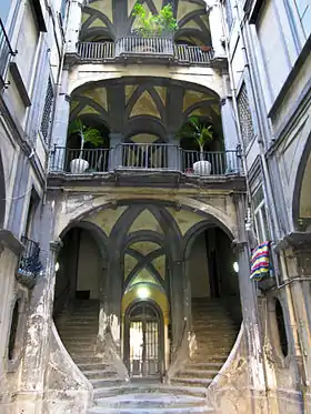 L'escalier du palazzo Mastelloni.