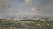 Vue de l'Orbieu près Nevian (Aude) (1883)