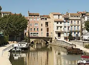 Pont des Marchands à Narbonne dans l'Aude