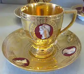 Tasse et soucoupe, 1810-1815musée de porcelaine de Florence