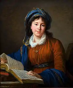 La Princesse Natalia Ivanovna Kourakinanee Golovina, 1797par Élisabeth Vigée Le BrunUtah Museum of Fine ArtsSalt Lake City
