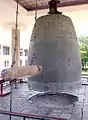 Cloche du roi Seongdeok de Silla. 19 tonnes. Fondue en 771. Musée national de Gyeongju.