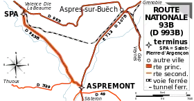 Carte de la route.