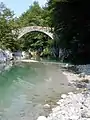 Le pont napoléonien sur le Natisone, en Slovénie.