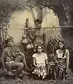 Tahitiens, vers 1870-1890