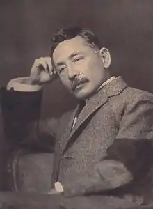Natsume Sōseki, auteur de Je suis un chat (1904) et Le Pauvre Cœur des hommes (1914).
