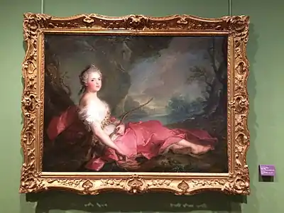 Jean-Marc Nattier, Madame Adélaïde en Diane.