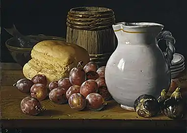 Nature morte aux prunes1760-1770Musée du Prado