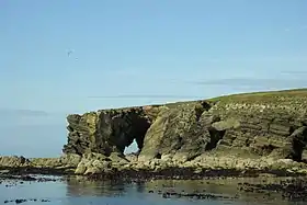 Arche naturelle située dans la partie nord de l'île