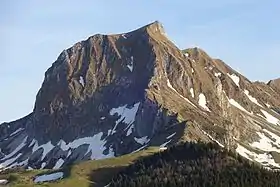 Vue de la face nord.