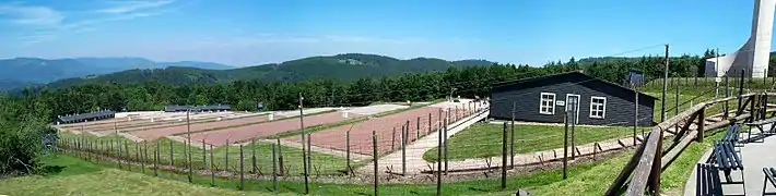 Panorama du camp de concentration en 2007.