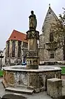 Fontaine d'Ekkehard devant la cathédrale