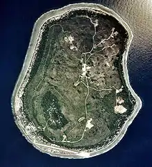 Photo satellite montrant les zones touchées par l'exploitation du phosphate.