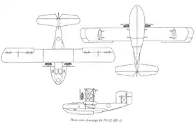 vue en plan de l’avion