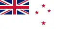 Drapeau de la marine néo-zélandaise depuis 1902.