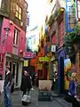 Façades colorées de Neal's Yard.