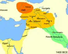 Proche Orient vers -1400
