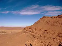 Paysage proche de Ouarzazate.