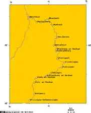 Mosbach et ses voisines dans la vallée du Neckar