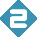 Logo bleu de Nederland 2 de 2006 au 19 août 2014