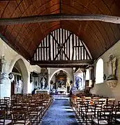 La nef de l’église Saint-Pierre.