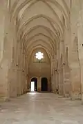 La nef de l'abbatiale.