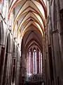 Nef de la cathédrale Saint-Étienne de Toul.