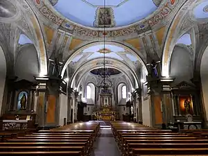 Intérieur de l'église.