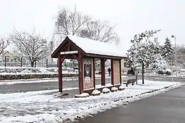 La gare routière.