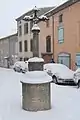 Croix de St Germain sous la neige