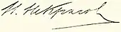 signature de Nikolaï Vissarionovitch Nekrassov