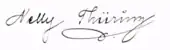 signature de Nelly Thüring