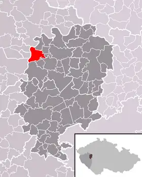 Localisation de Němčovice