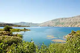 Lac Nemrut, vue nord-est