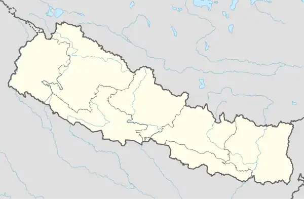 Géolocalisation sur la carte : Népal