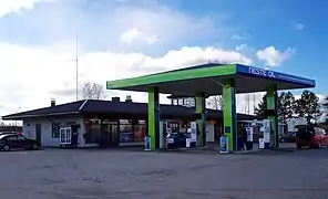 Station d'essence Neste Oil.