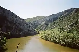 La rivière Nestos à Xanthi