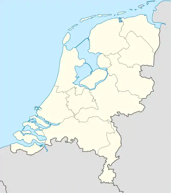 Carte des aéroports aux Pays-Bas