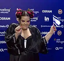 Netta Barzilai, gagnante du Concours en 2018 pour Israël.