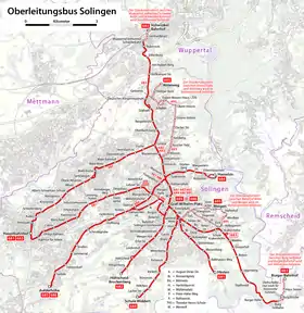 Image illustrative de l’article Trolleybus de Solingen