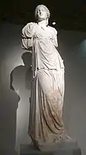 Statue colossale d'une déesse. Moyenne Égypte. Mi-IIe siècle de notre ère.
