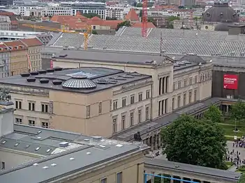 Le Neues Museum, depuis la cathédrale en juin 2014.
