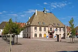 Hôtel de villefaçades, toiture