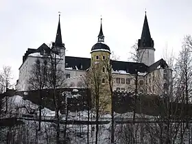 Le château sous la neige