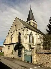 L'église Notre-Dame et Saint-Fiacre depuis le sud-est.