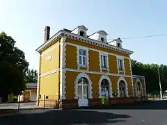 L'ancien bâtiment de la gare.