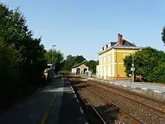 Les voies en direction de Bordeaux.