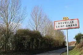 Entrée du village.